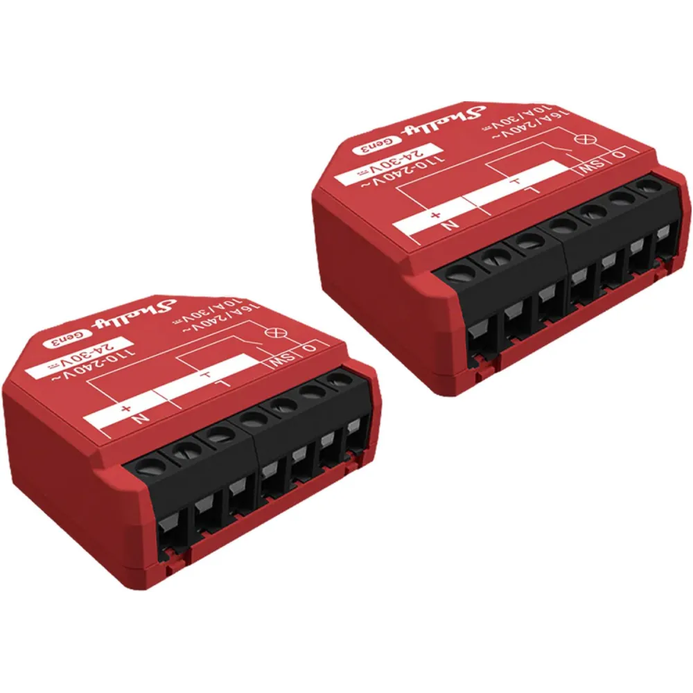 Shelly 1PM Gen3 Set of 2 Controller WiFi/Bluetooth