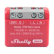 Shelly 1PM Mini Gen4 Controler Zigbee/Matter