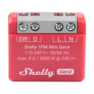 Shelly 1PM Mini Gen4 Controler Zigbee/Matter