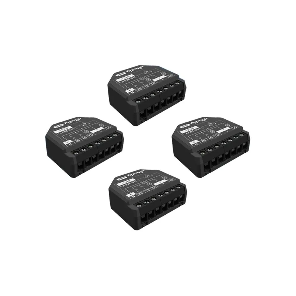 Shelly 2PM Gen3 Set de 4 controlere WiFi/Bluetooth