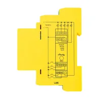 Shelly RGBWW Pro WiFi 5-canal DIN Rail controler de iluminat