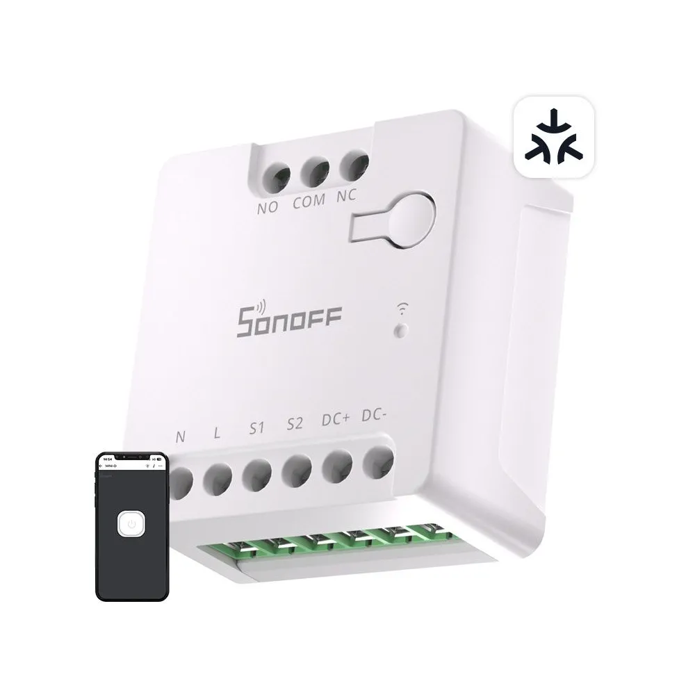 SONOFF MINI-D Smart WiFi Comutator (AC/DC 12-48V, contact uscat)