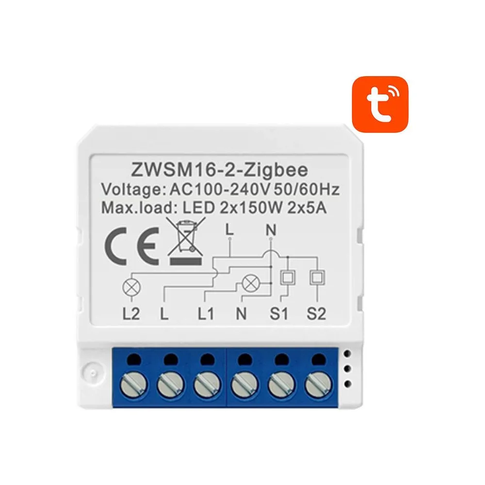 ZigBee Avatto ZWSM16-W2 TUYA comutator inteligent pentru prize