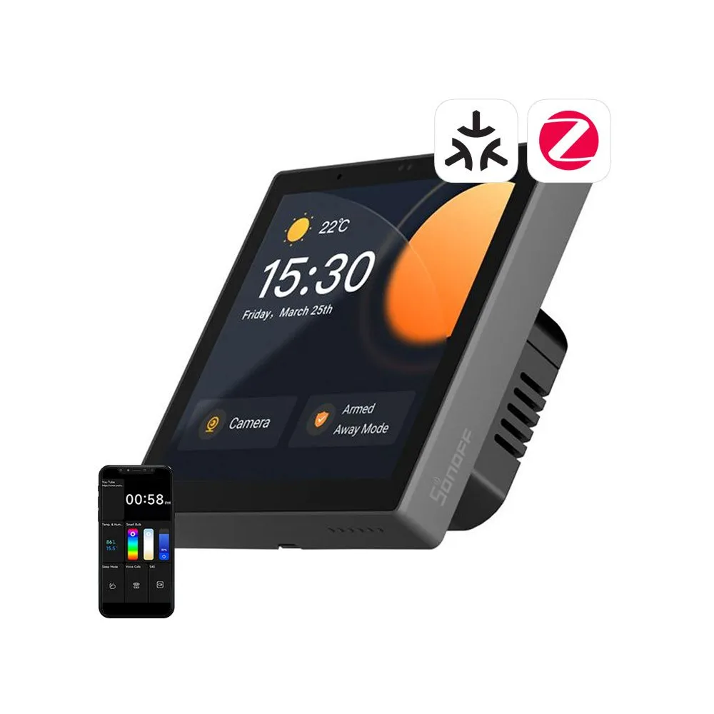 Întrerupător de perete Sonoff NSPanel Pro (negru)