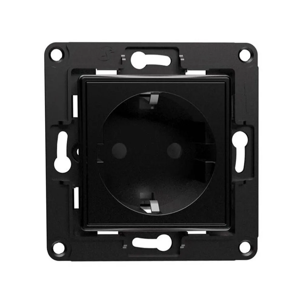 Priză de perete Shelly (negru)