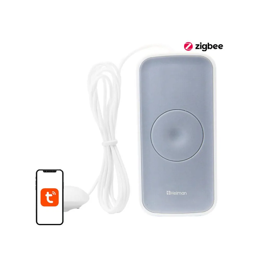 Senzor inteligent de inundații Zigbee Heiman HS1WL-E