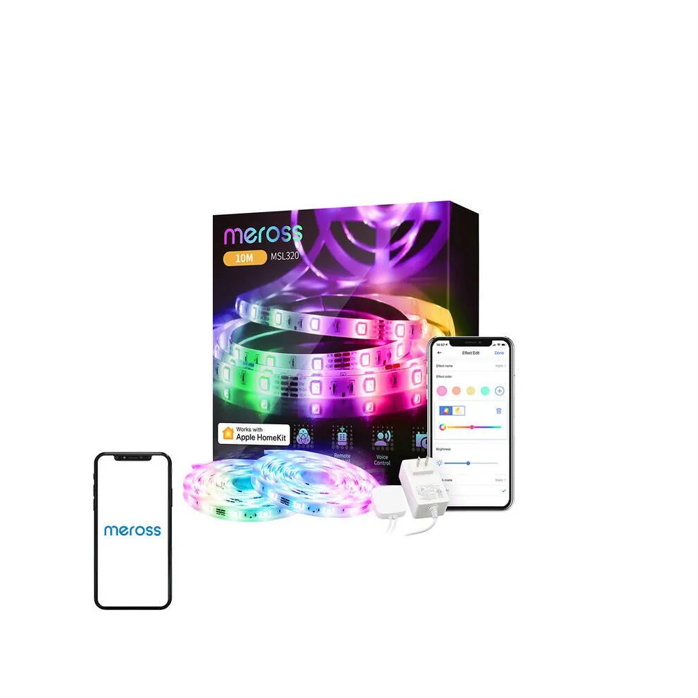 Bandă LED Wi-Fi inteligentă MSL320 Meross (HomeKit)