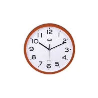 Ceas de perete cu quartz OM 3302 S, 30cm, rosu, Trevi