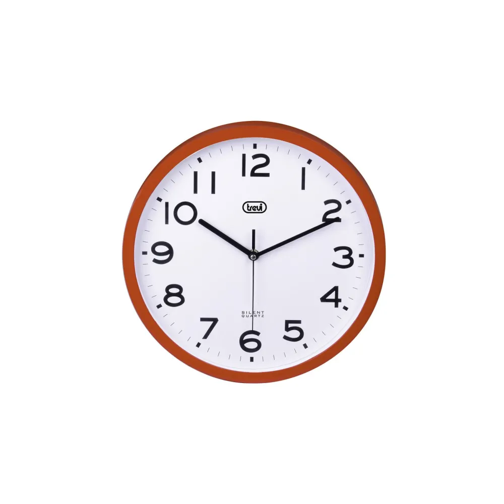 Ceas de perete cu quartz OM 3302 S, 30cm, rosu, Trevi
