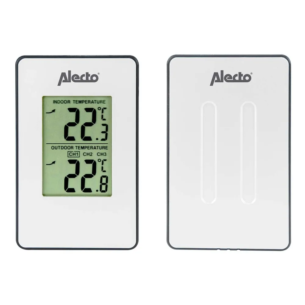 Statie meteo Alecto, senzor wireless, alb