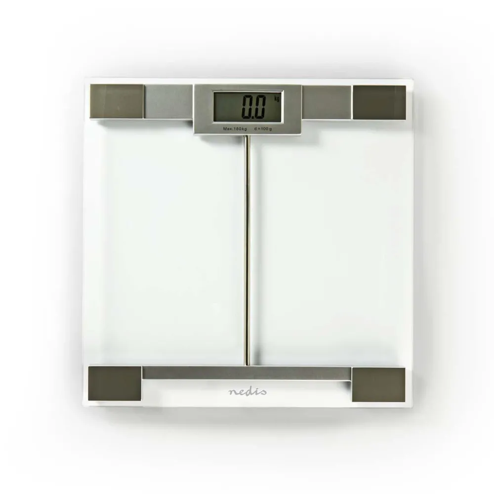 Cantar digital de persoane, sticla securizata Nedis