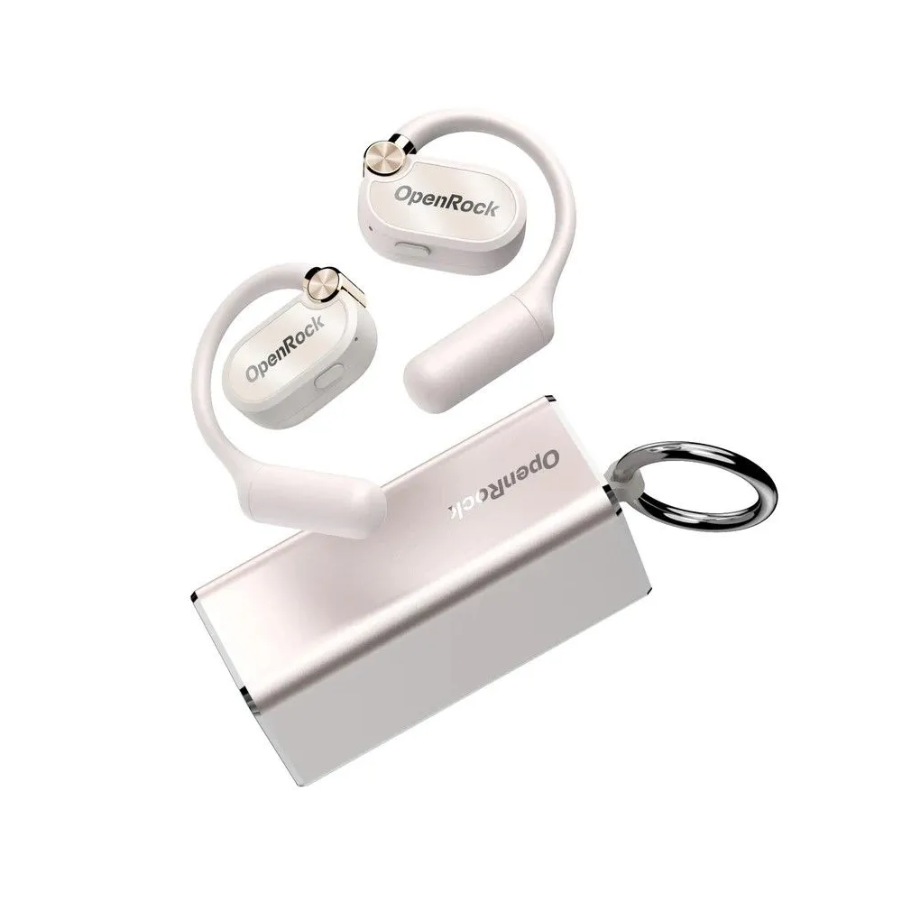 Casti OneOdio "OpenRock X", Open-Ear, utilizare smartphone, Bluetooth 5.3, rezistent la apa, multi-pairing, 4x mic, noise cancel