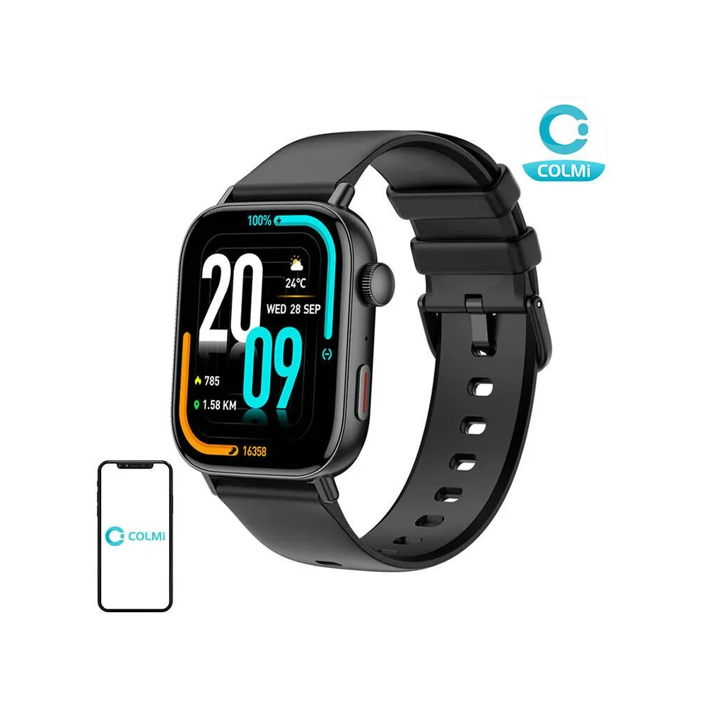 Ceas inteligent Colmi C8 Max (negru)