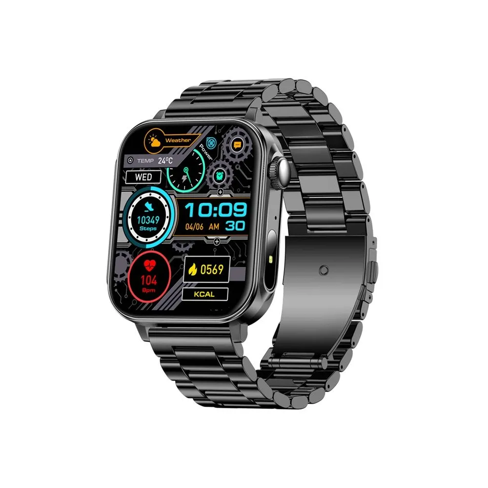 Ceas inteligent Colmi P80 (oțel negru)