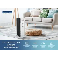CALORIFER CU ULEI HEINNER HOH-M13WH-BK