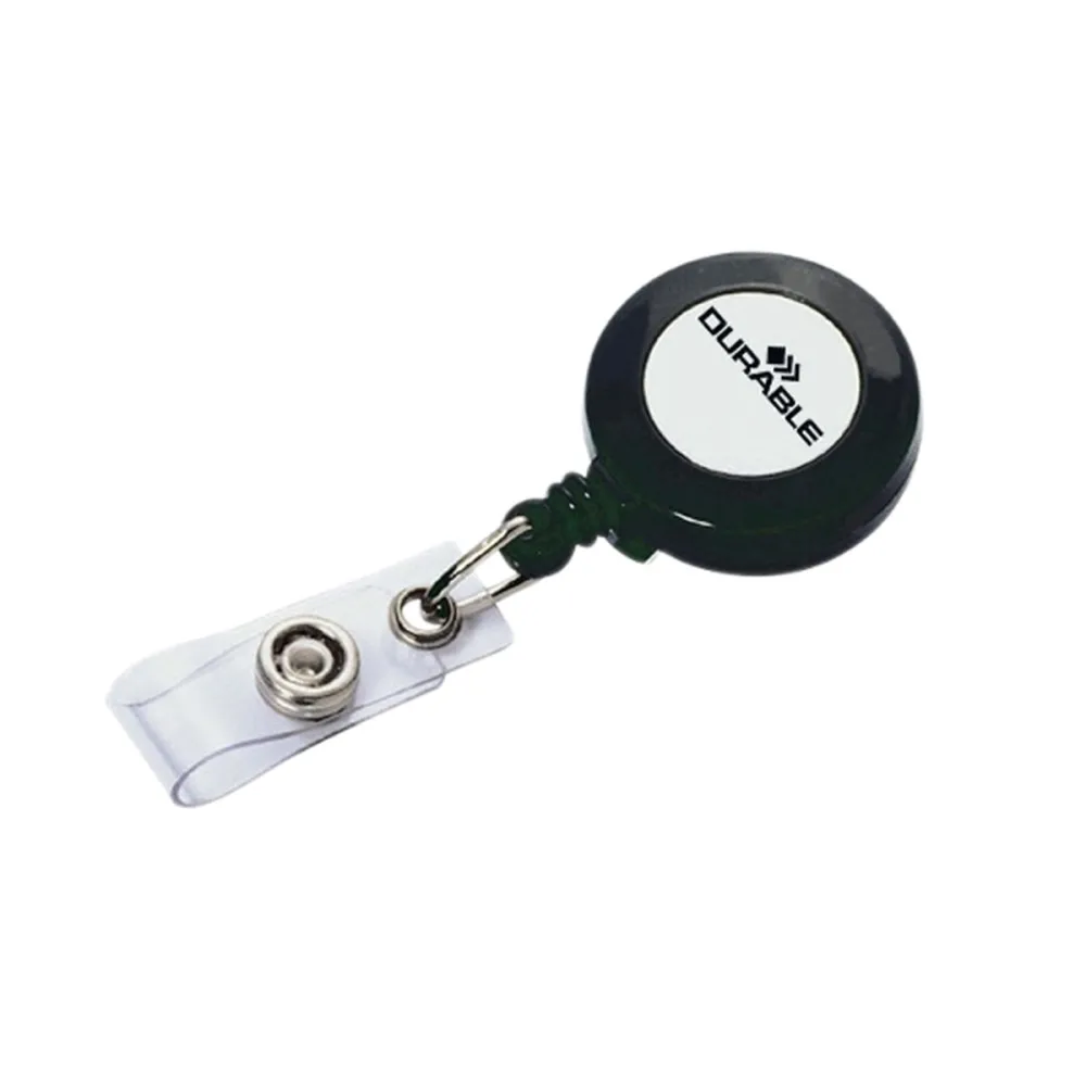 Snur retractabil pentru ecuson Durable, 10 bucati/cutie