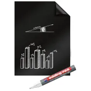 Flipchart Legamaster Magic Chart, negru, 25 coli/set