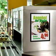 Display magnetic Durable Duraframe, A3, negru, 2 bucati/set