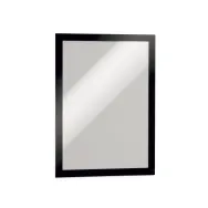 Display magnetic Durable Duraframe, A4, negru, 2 bucati/set
