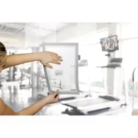 Duraframe magnetic Note, format A4, culoare gri, 1 bucata/set