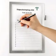 Duraframe magnetic Note, format A4, culoare gri, 1 bucata/set