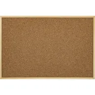 Tabla de pluta, Noki, rama lemn, 60x90 cm, prindere pe perete