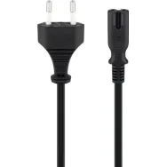 Cablu alimentare casetofon negru 3m, Goobay