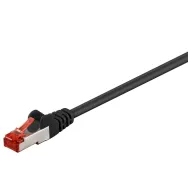 Cablu de retea S/FTP Goobay, cat6, patch cord, 2m, negru