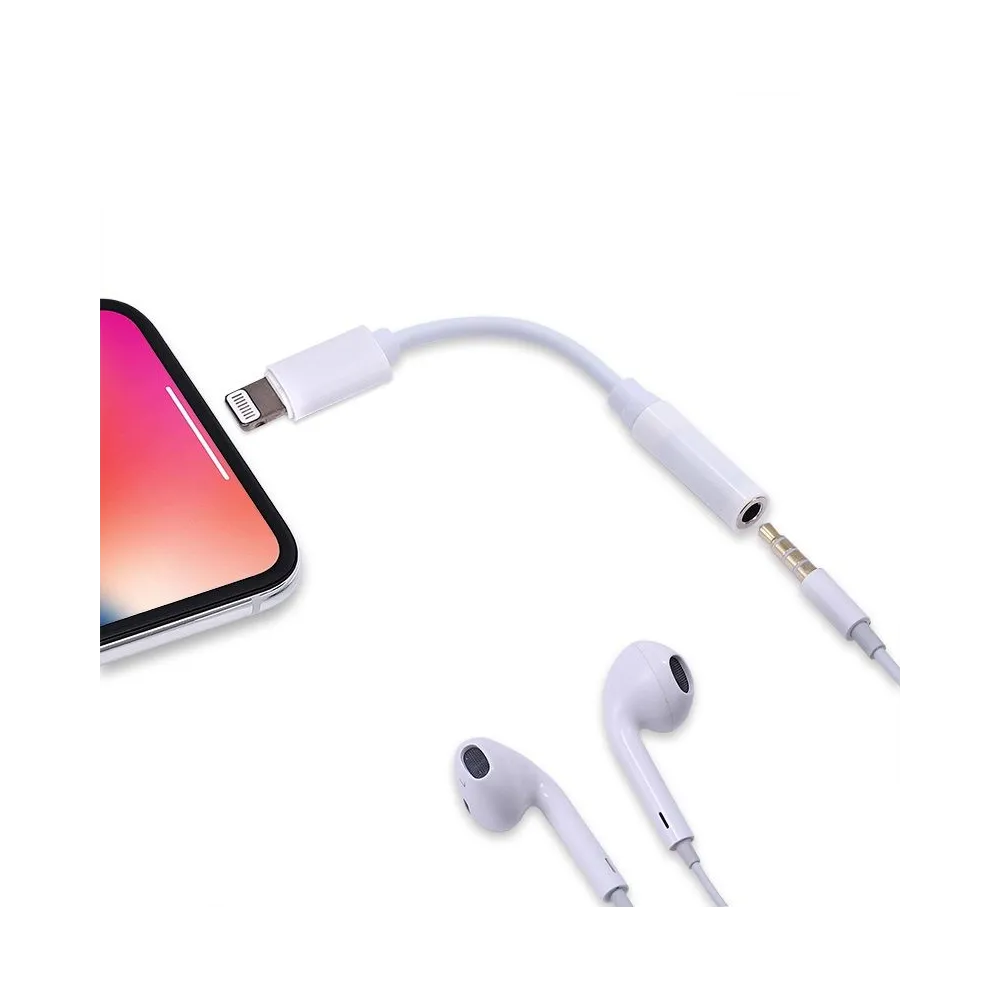 Adaptor Lightning tata - 3.5mm mama 10cm Well