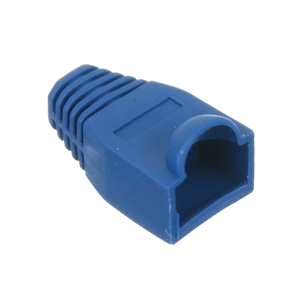Capac pentru mufa retea RJ45, albastru, set 12 blistere