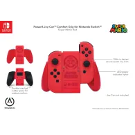 SUPORT controller PowerA, pentru Nintendo Switch JOY-CON, Super Mario, rosu, "NSAC0058-02"