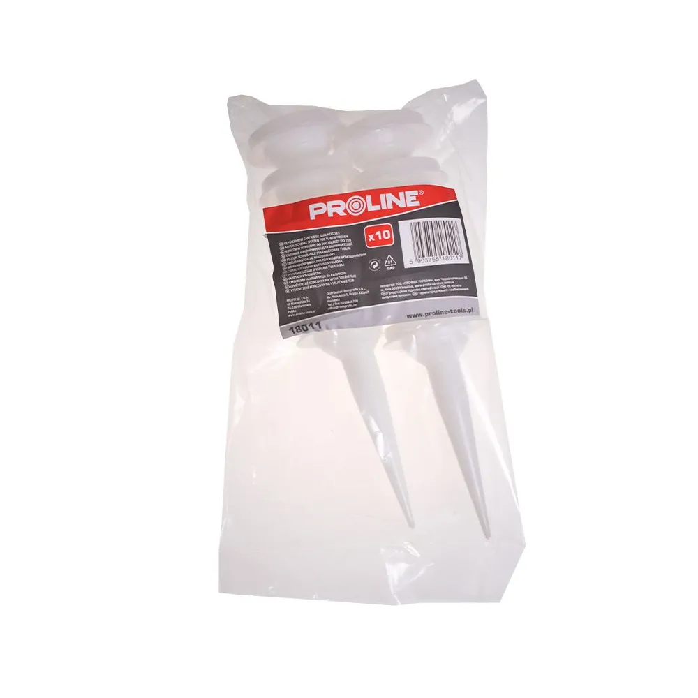 DUZE PISTOL SILICON CU TUB DOZATOR, 10/SET