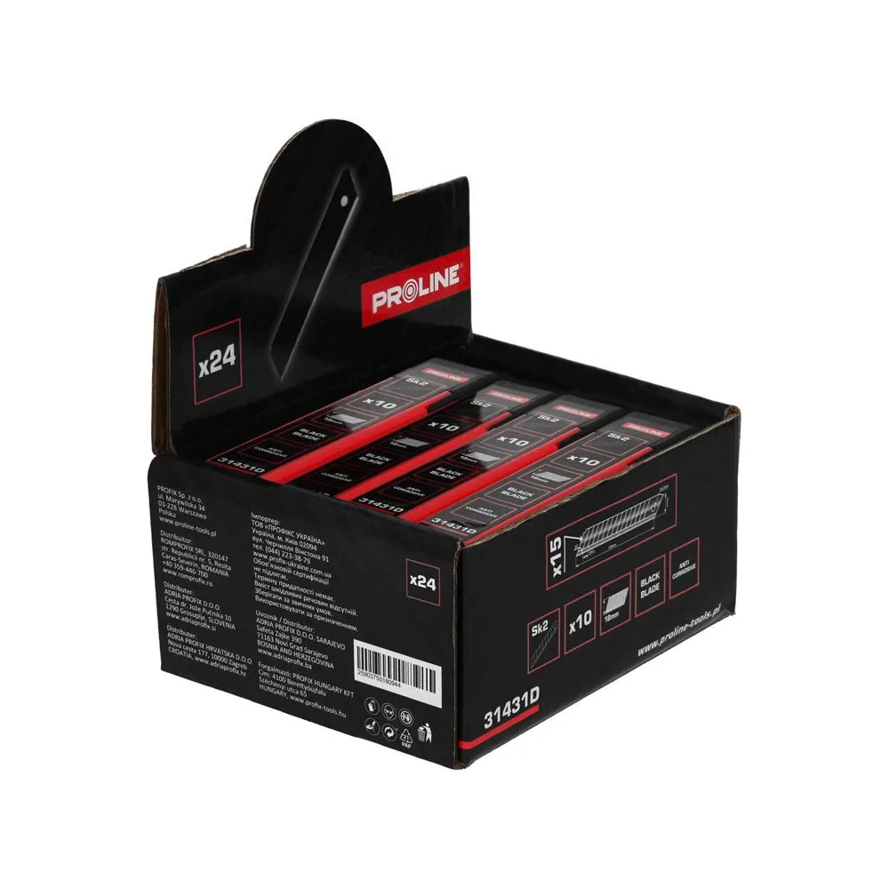 LAME CUTTER SK2-BRUN 15-SEGMENTE 18MM, 10/SET