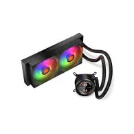 HydroGlance 240 ARGB LCD, Racire cu lichid, AIO 240mm, Intel/ AMD, Negru