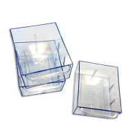 DULAP PLASTIC 213X304X125MM / 10 SERTARE TRANSPARENTE