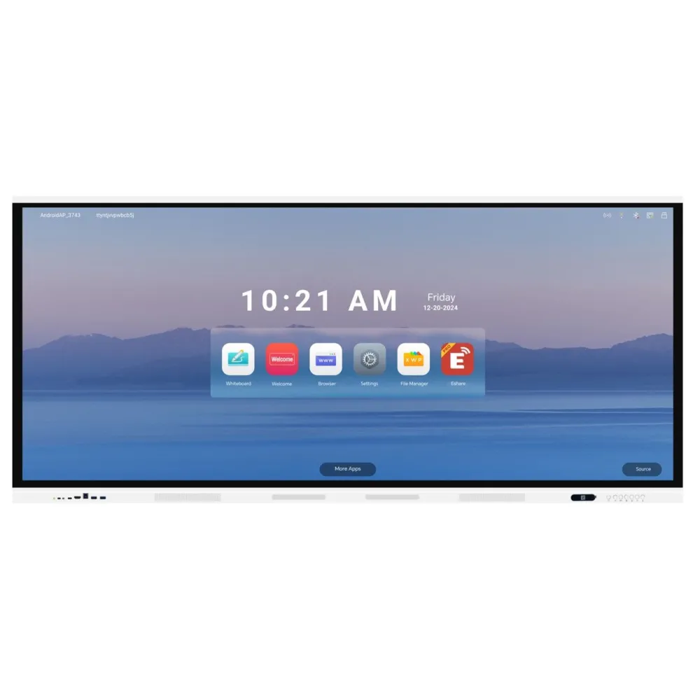 Display interactiv EvoBoard TE105YY(-N), 105", RAM 8GB, ROM 128GB, 4K, Android 13, format wide 21:9