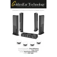 Pachet boxe Dolby Atmos 5.4.4 Reference cu Goldenear Triton Reference, SuperCenter Reference, Triton One.R si HTR7000