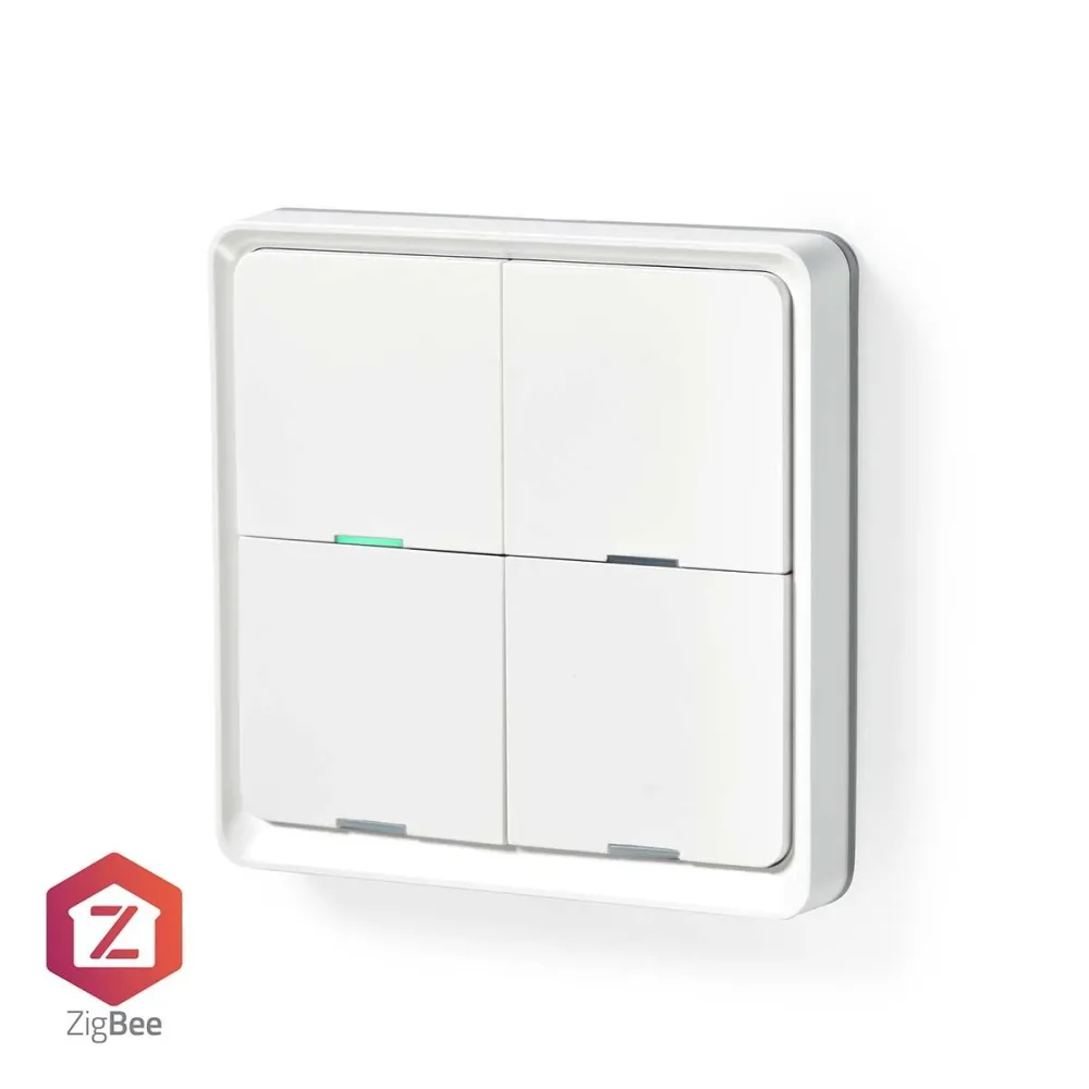 Intrerupator Smart Zigbee 3.0, 12 setari, aparent, alb, Nedis