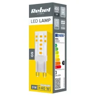 BEC LED G9 3W 3000K 230V REBEL