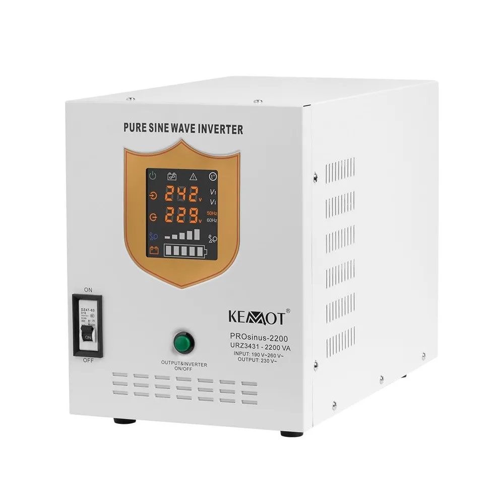 UPS CU SINUS PUR - 12V / 1600W / ALB