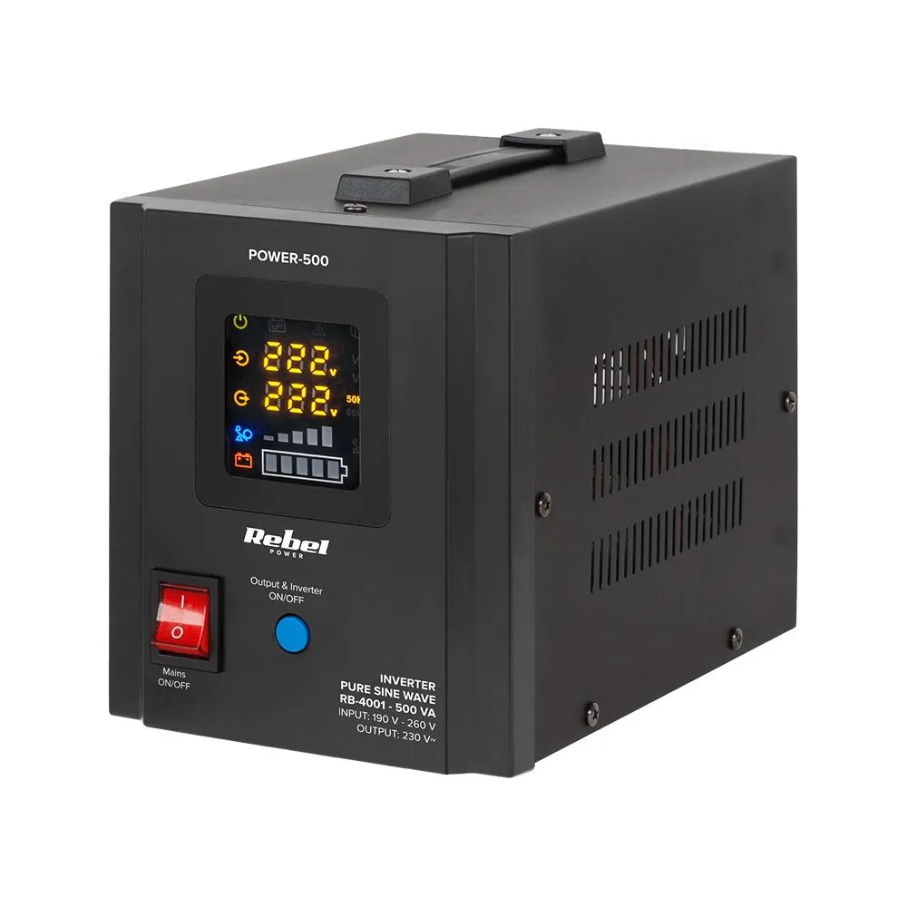 UPS CU SINUS PUR - 12V / 500VA / 300W