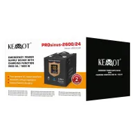 UPS CU SINUS PUR - 24V / 1800W / NEGRU