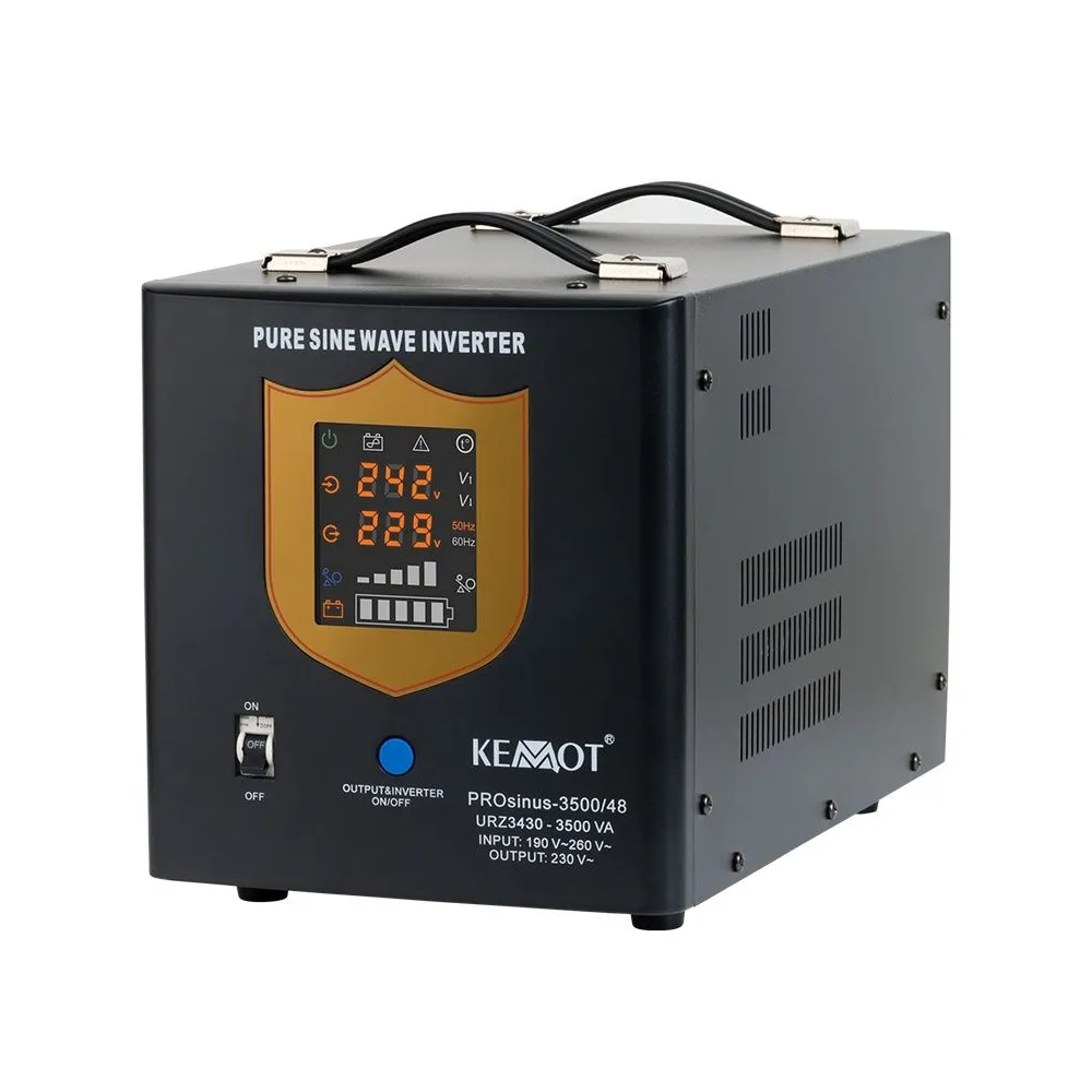 UPS CU SINUS PUR - 48V / 2400W / NEGRU