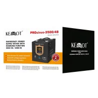UPS CU SINUS PUR - 48V / 2400W / NEGRU