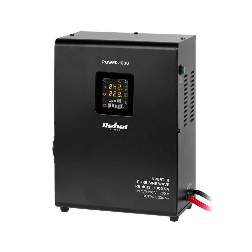 UPS DE PERETE CU SINUS PUR - 12V / 1000VA / 700W