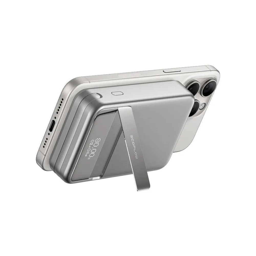 EcoFlow RAPID powerbank magnetic, 10000mAh, (argintiu).