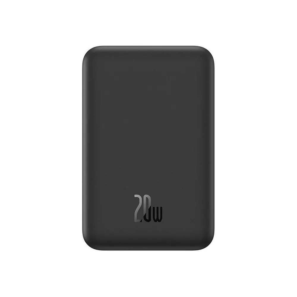 Magnetic Mini Powerbank Baseus 5000mAh, USB-C 20W (black)