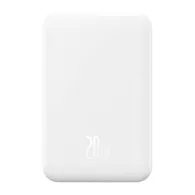 Magnetic Mini Powerbank Baseus 5000mAh, USB-C 20W (white)