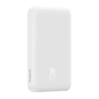 Magnetic Mini Powerbank Baseus 5000mAh, USB-C 20W (white)