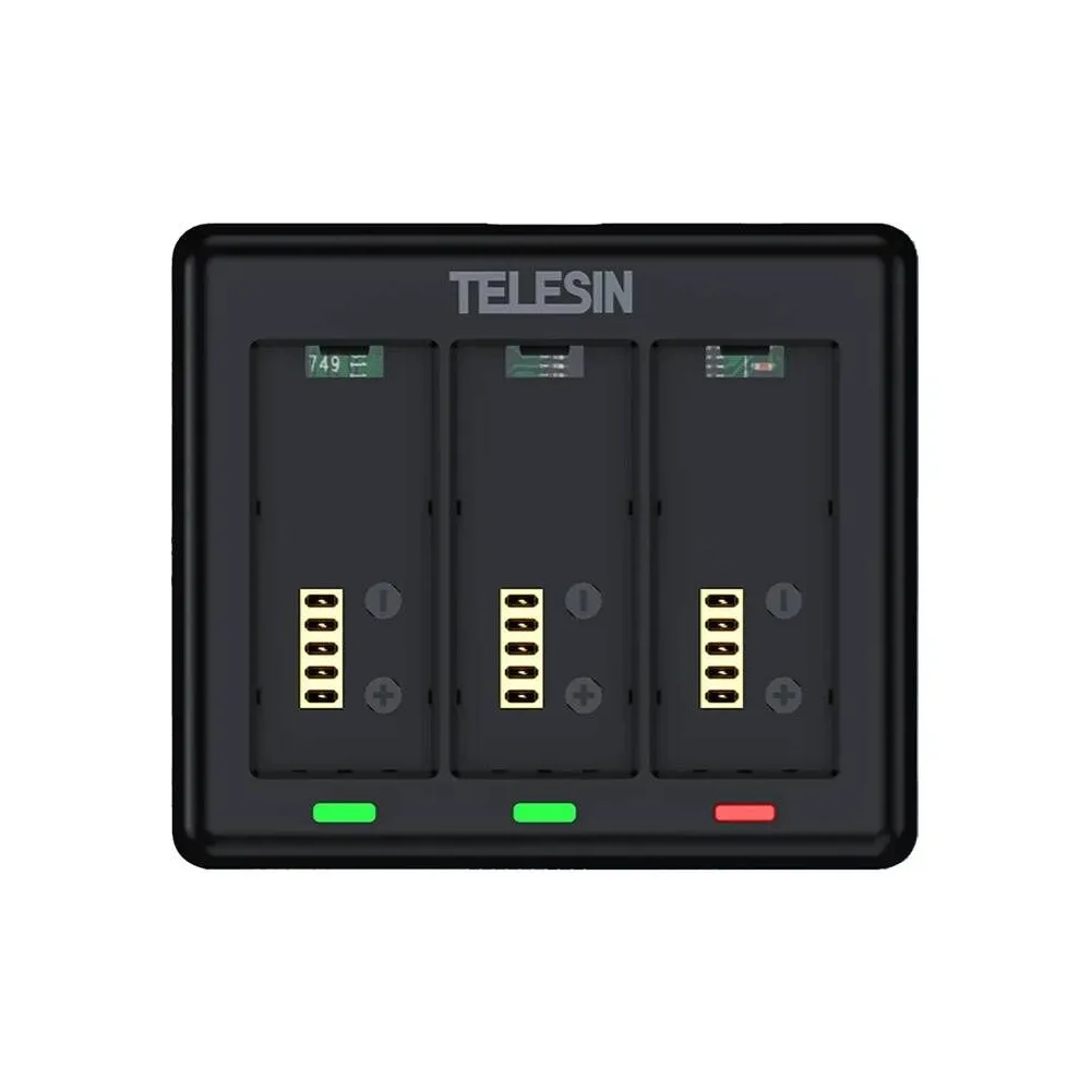 Încărcător pentru 3 baterii pentru GoPro HERO 13 Telesin (S0-BCG-12-TGP)